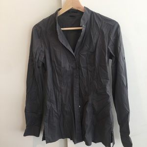 Theory dove gray top EUC Sz S
